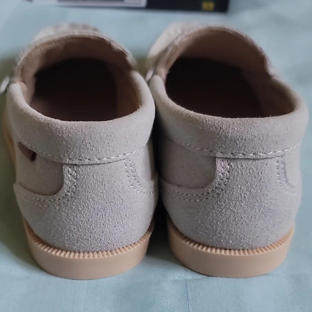 Kids Tan Loafers